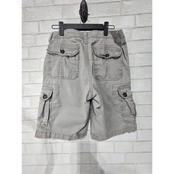 Aeropostale Heavyweight Cargo Shorts Gray Men;s Size 30 - Picture 2 of 7